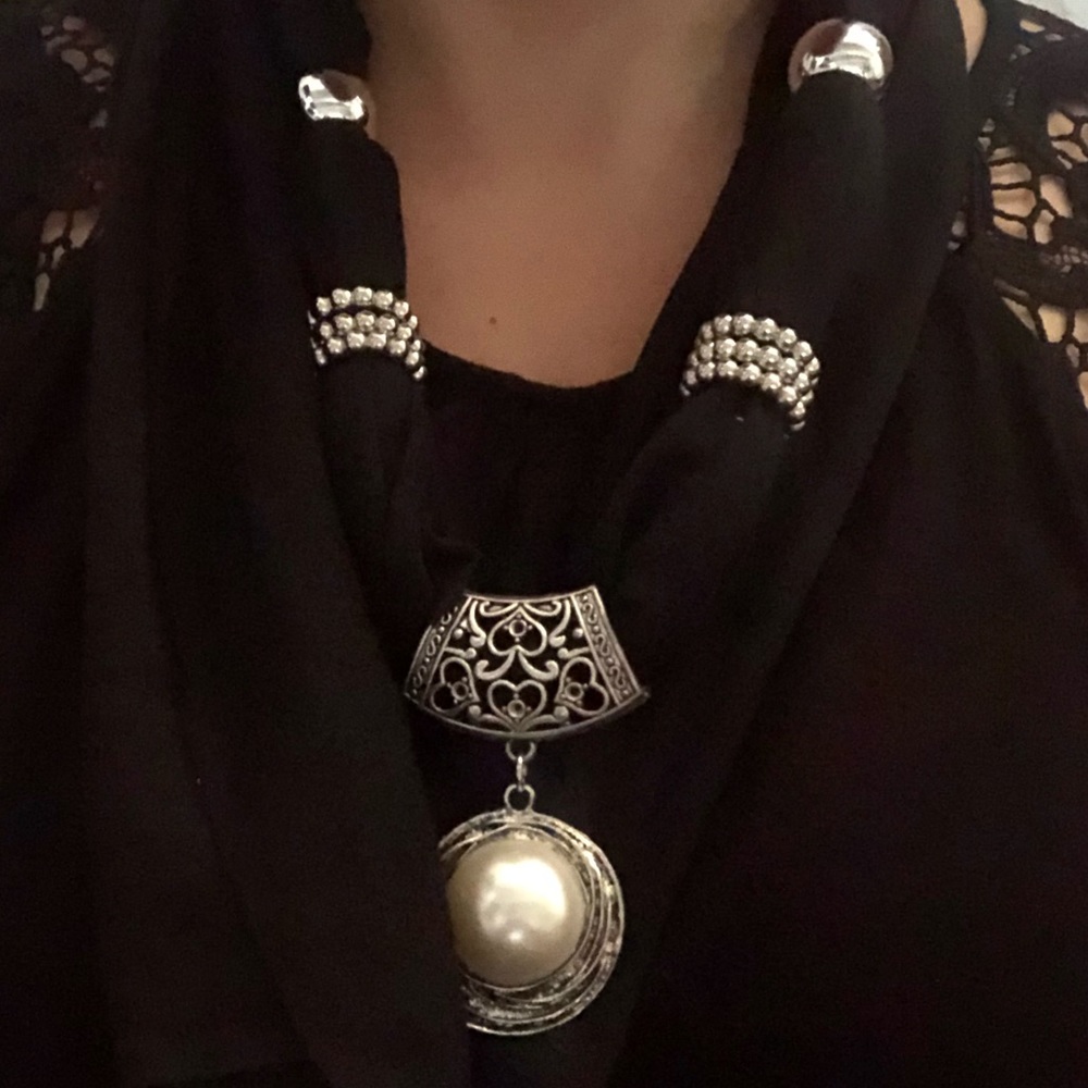 Adjustable Scarf Necklace